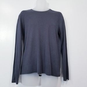 Patrick Assaraf Silk Blend Long Sleeve Tees